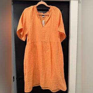 Old Navy Vibrant Orange Top